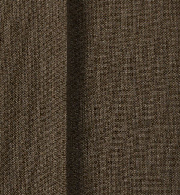 TOMORROWLAND MENS「トロピカルウーステッド ノープリーツスラックス ALFRED BROWN」|スラックス|