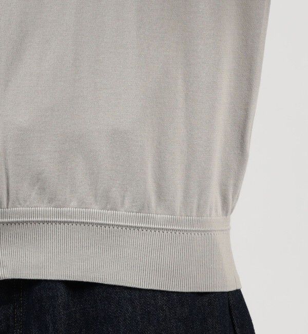 TOMORROWLAND MENS「TOMORROWLAND tricot ギザコットン ポロカラーカーディガン」|カーディガン|