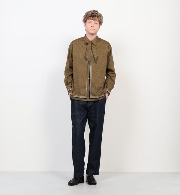 TOMORROWLAND MENS「コットンレーヨン スカーフプリント ロングスリーブシャツ」|シャツ・ブラウス|