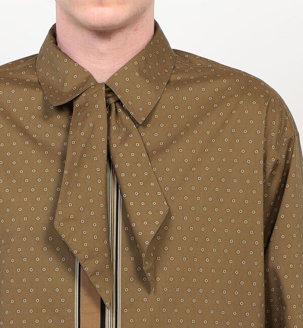 TOMORROWLAND MENS「コットンレーヨン スカーフプリント ロングスリーブシャツ」|シャツ・ブラウス|