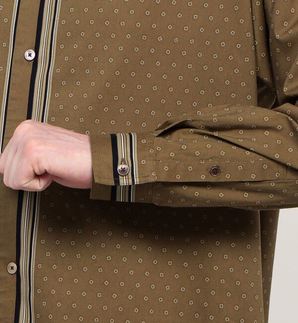 TOMORROWLAND MENS「コットンレーヨン スカーフプリント ロングスリーブシャツ」|シャツ・ブラウス|