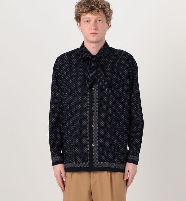 TOMORROWLAND MENS「コットンレーヨン スカーフプリント ロングスリーブシャツ」|シャツ・ブラウス|