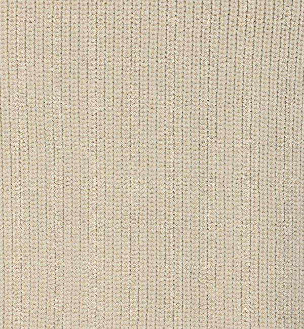 GALERIE VIE「フィッシャーマンズリブ クルーネックベスト」|ベスト・ジレ|