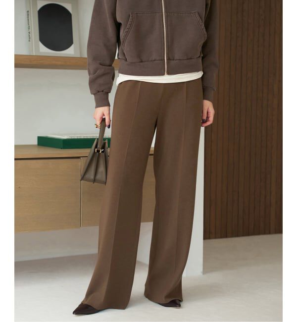 Plage「Center Crease Knit パンツ」|その他|