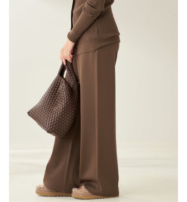 Plage「Center Crease Knit パンツ」|その他|