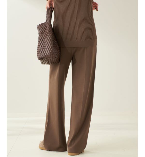 Plage「Center Crease Knit パンツ」|その他|