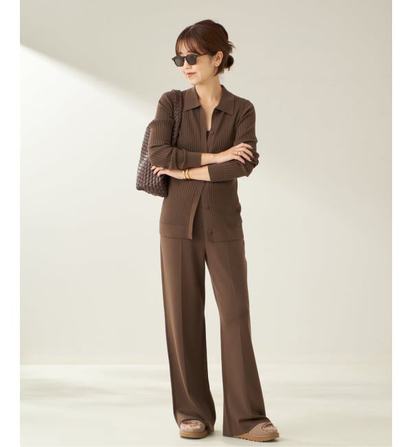 Plage「Center Crease Knit パンツ」|その他|