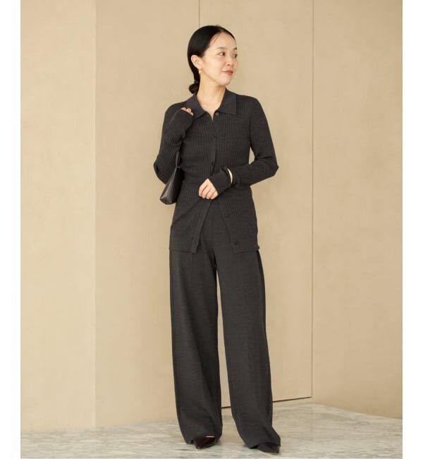 Plage「Center Crease Knit パンツ」|その他|