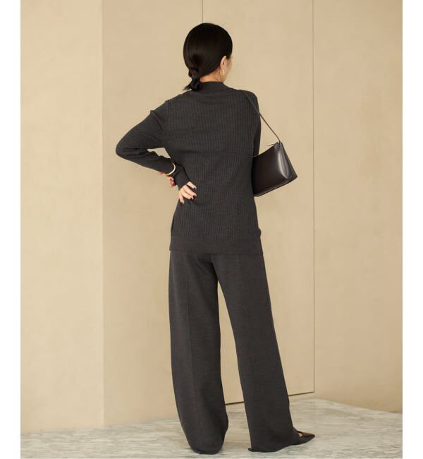 Plage「Center Crease Knit パンツ」|その他|