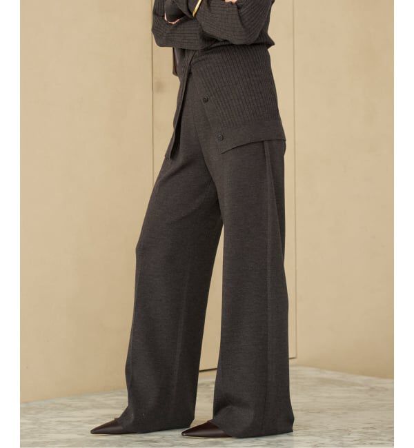 Plage「Center Crease Knit パンツ」|その他|