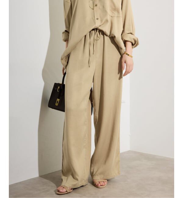 SLOBE IENA「《セットアップ対応可》製品染めイージーパンツ」|その他|