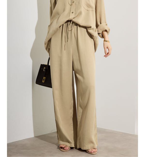 SLOBE IENA「《セットアップ対応可》製品染めイージーパンツ」|その他|