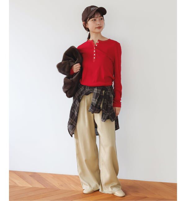 SLOBE IENA「《セットアップ対応可》製品染めイージーパンツ」|その他|