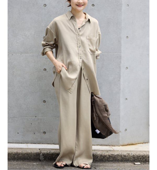 SLOBE IENA「《セットアップ対応可》製品染めイージーパンツ」|その他|