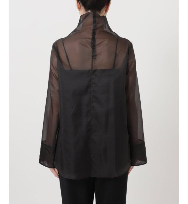 VERMEIL par iena「オーガンジーハイネックブラウス」|シャツ・ブラウス|