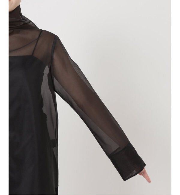 VERMEIL par iena「オーガンジーハイネックブラウス」|シャツ・ブラウス|