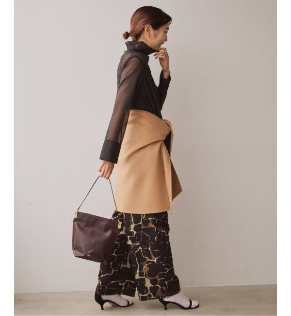 VERMEIL par iena「オーガンジーハイネックブラウス」|シャツ・ブラウス|