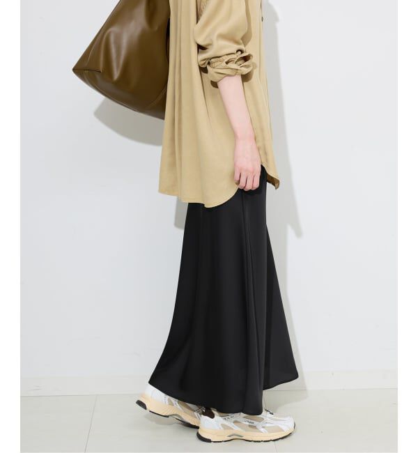 SLOBE IENA「サテンナロースカート」|スカート|