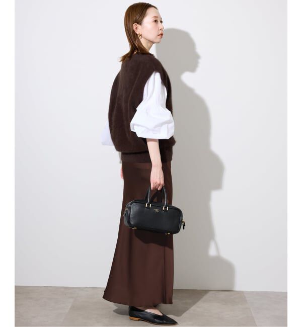 SLOBE IENA「サテンナロースカート」|スカート|