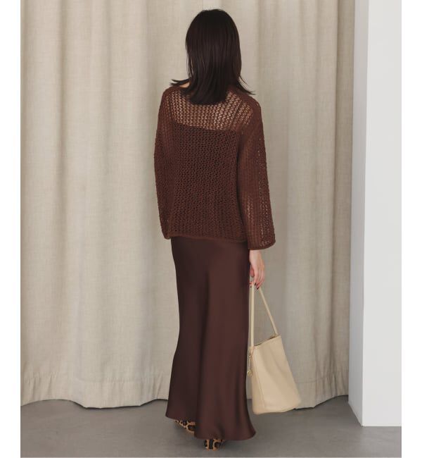 SLOBE IENA「サテンナロースカート」|スカート|