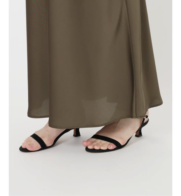 SLOBE IENA「サテンナロースカート」|スカート|