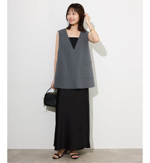 SLOBE IENA「サテンナロースカート」|スカート|