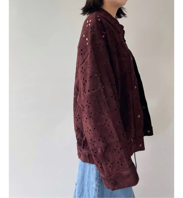 IENA LA BOUCLE「IENA LA BOUCLE Punching Suede Blouson」|その他|