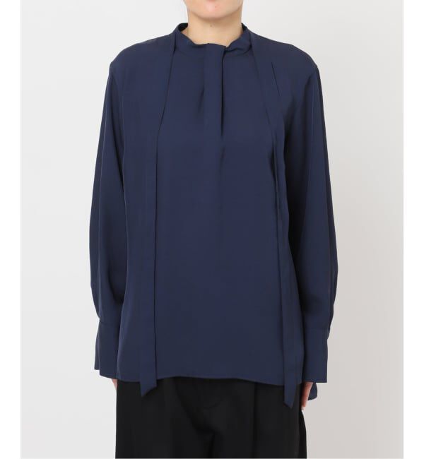 VERMEIL par iena「ヴィンテージブライトツイルボウタイブラウス」|シャツ・ブラウス|