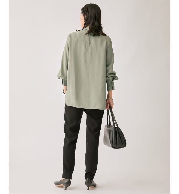 VERMEIL par iena「ヴィンテージブライトツイルボウタイブラウス」|シャツ・ブラウス|