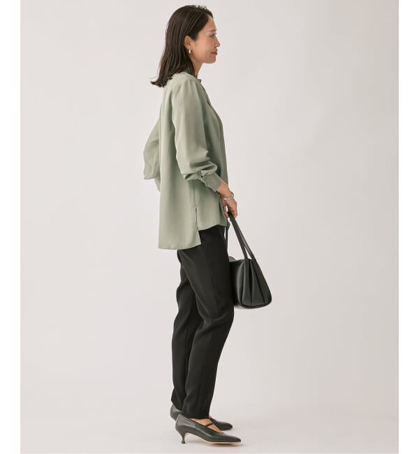 VERMEIL par iena「ヴィンテージブライトツイルボウタイブラウス」|シャツ・ブラウス|