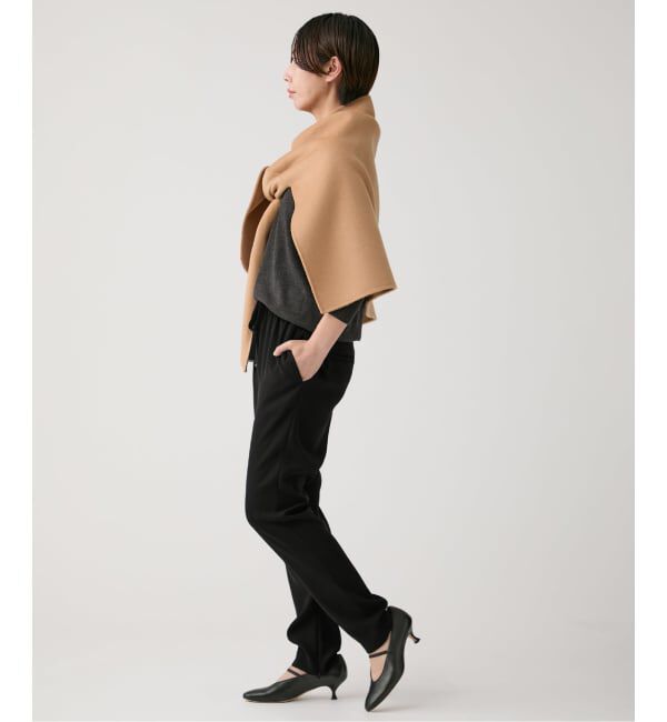 VERMEIL par iena「《追加》ツイルストレッチスリムパンツ」|スラックス|