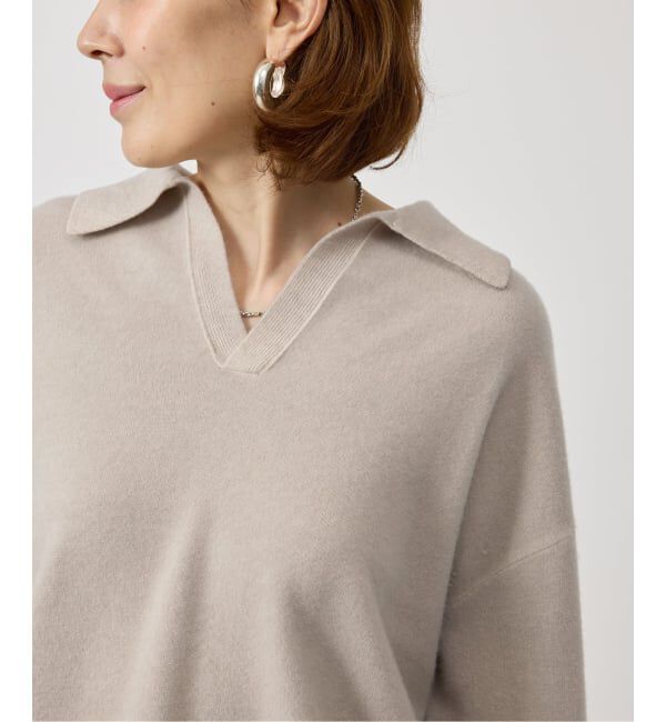 VERMEIL par iena「ATON エイトン Vintage Knit Skipper Sweater KRAGGW0 807」|ニット・セーター|