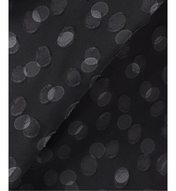 VERMEIL par iena「《一部店舗限定》ドットジャガードプリントフリルブラウス」|シャツ・ブラウス|