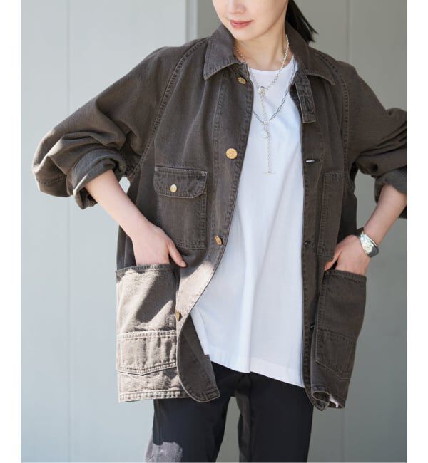 VERMEIL par iena「N&W Brown Denim 別注 カバーオール」|その他|ブラウン