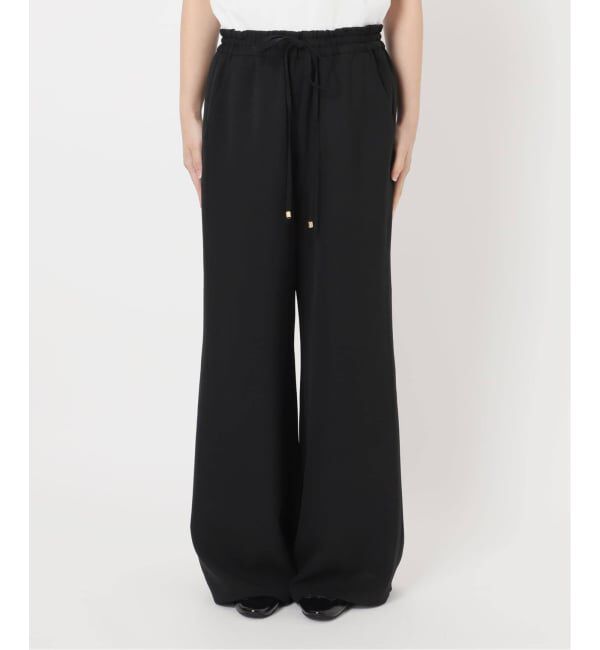 IENA LA BOUCLE「《追加2》IENA LA BOUCLE ポリエステルトロイージーパンツ」|その他|
