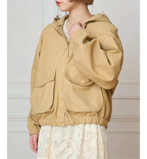 IENA LA BOUCLE「IENA LA BOUCLE GOATLEATHER HOODIEブルゾン」|その他|