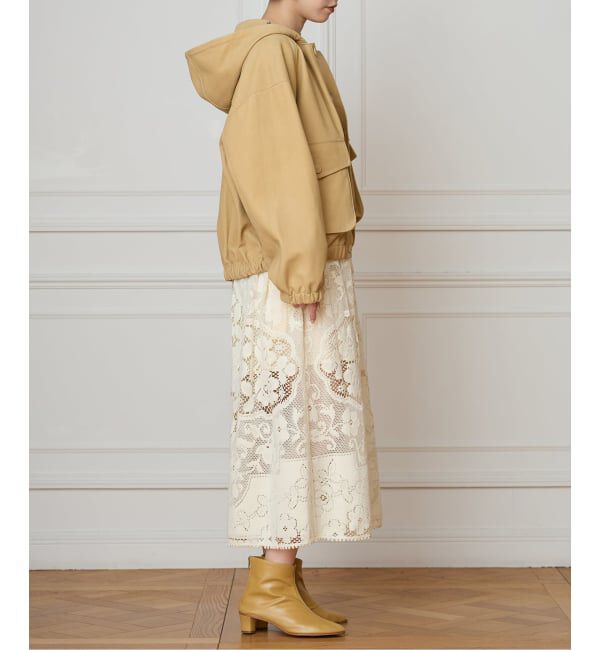 IENA LA BOUCLE「IENA LA BOUCLE GOATLEATHER HOODIEブルゾン」|その他|