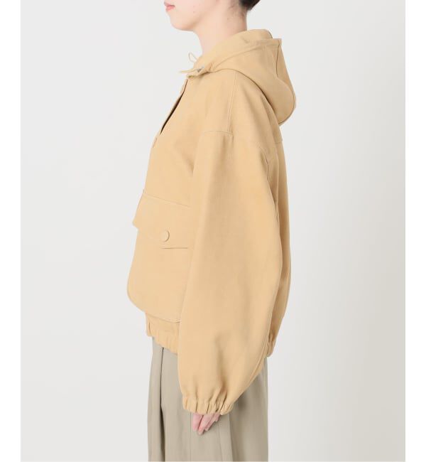 IENA LA BOUCLE「IENA LA BOUCLE GOATLEATHER HOODIEブルゾン」|その他|