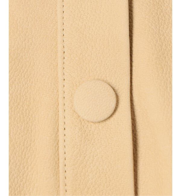 IENA LA BOUCLE「IENA LA BOUCLE GOATLEATHER HOODIEブルゾン」|その他|