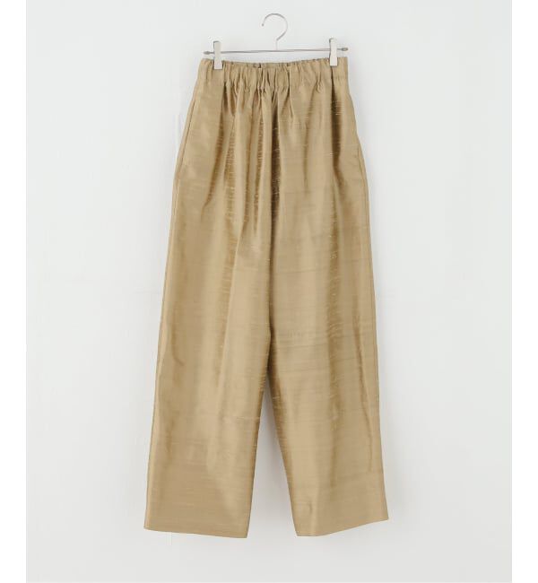 IENA LA BOUCLE「TOURNON /トゥルノン ハンドウーブン シルクイージーパンツ 26SSPT021」|その他|