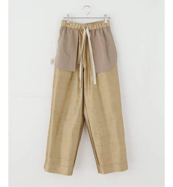 IENA LA BOUCLE「TOURNON /トゥルノン ハンドウーブン シルクイージーパンツ 26SSPT021」|その他|