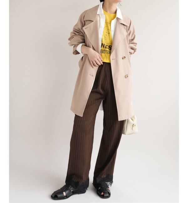 SLOBE IENA「ARCHIVE STANCE/アーカイブスタンス サテンストライプレースパンツ AS-050005」|その他|