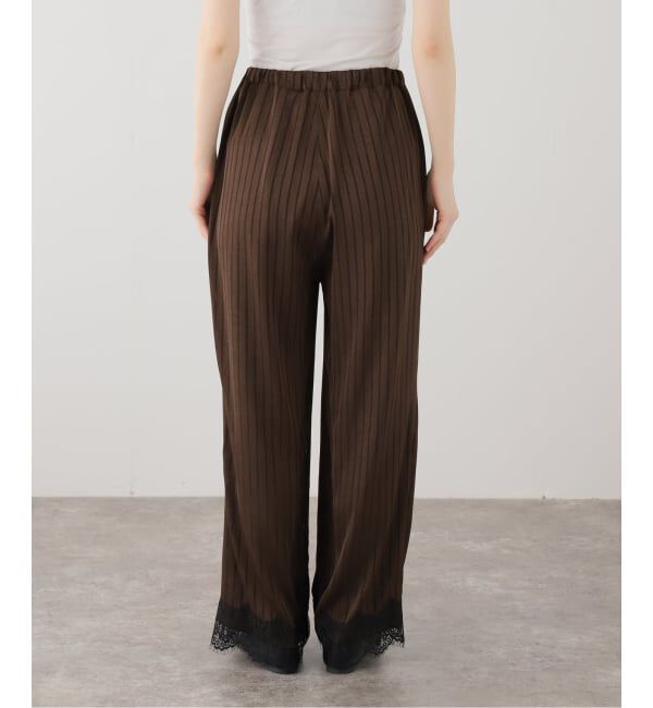 SLOBE IENA「ARCHIVE STANCE/アーカイブスタンス サテンストライプレースパンツ AS-050005」|その他|