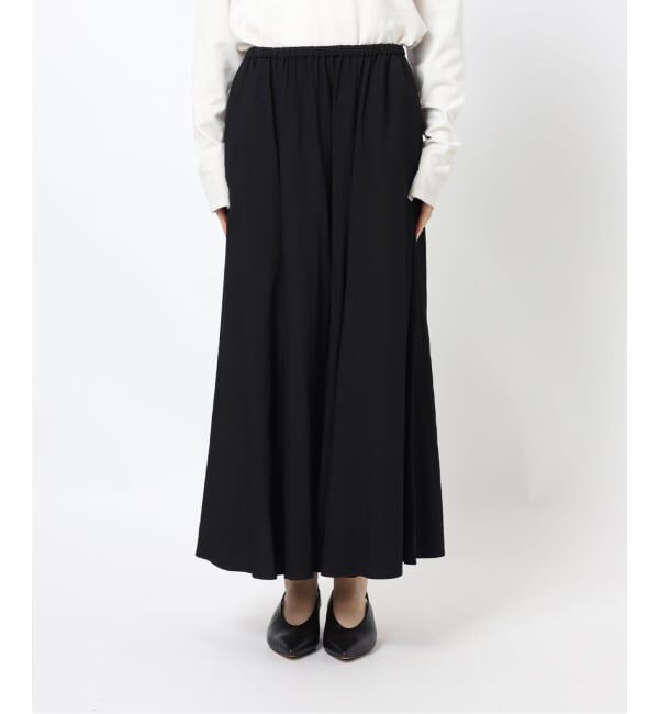 SLOBE IENA「《WEB限定/追加予約》ナイロンワッシャー切り替えギャザースカート」|スカート|