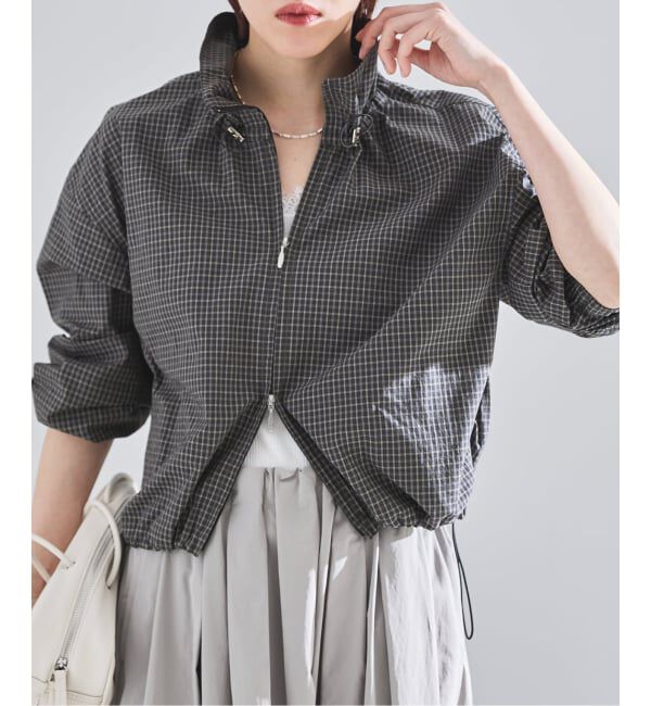 IENA「チェックショートブルゾン」|その他|