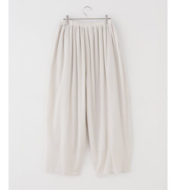 IENA LA BOUCLE「HAKUJI ハクジ crape jersey gather パンツ H272618」|その他|