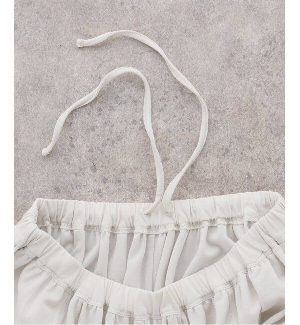 IENA LA BOUCLE「HAKUJI ハクジ crape jersey gather パンツ H272618」|その他|