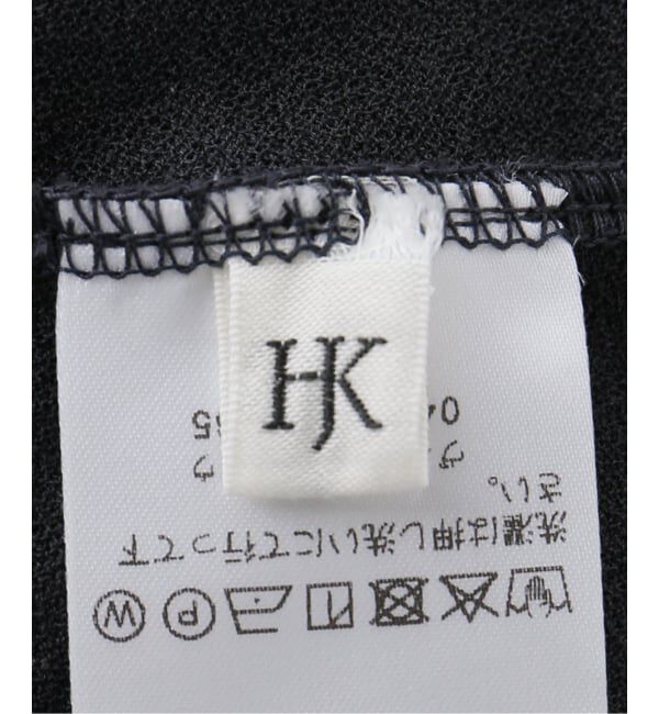 IENA LA BOUCLE「HAKUJI ハクジ crape jersey asym Tシャツ H232617」|Tシャツ・カットソー|