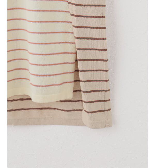 IENA LA BOUCLE「Venit ヴェニット CRAZY ボーダー  VEK-7616-A」|ニット・セーター|