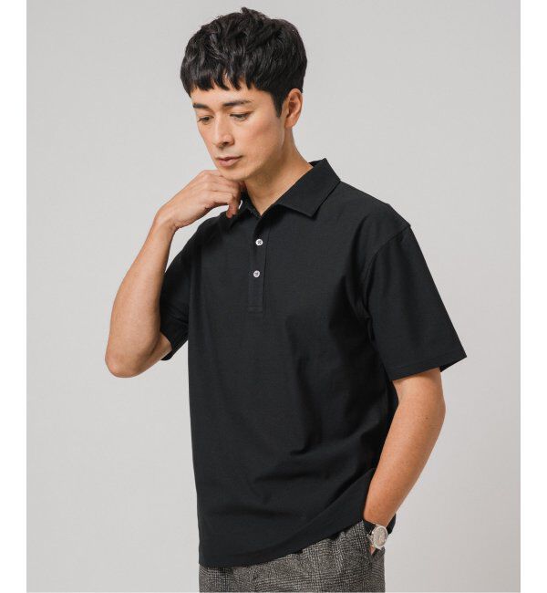 EDIFICE「"吸水速乾機能"ALBINI オープン ポロシャツ」|ポロシャツ|